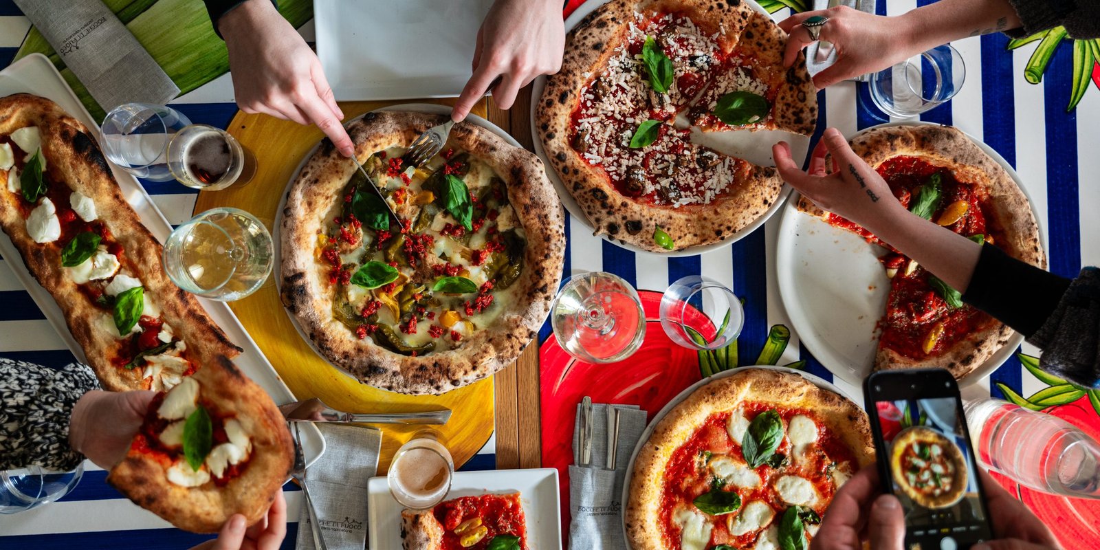 Tavola di pizze napoletane per Bocche di Fuoco — COCO Visual Lab